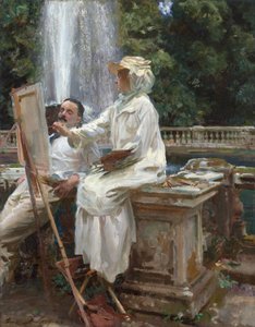 La Fontaine, Villa Torlonia, Frascati, Italie