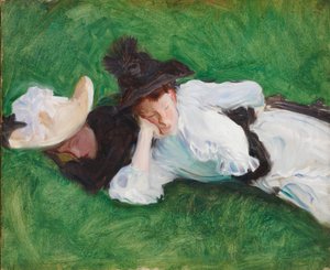 Deux filles sur une pelouse, 1889 - John Singer Sargent