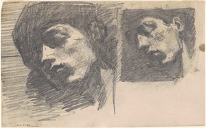 Deux têtes, 1875-1880