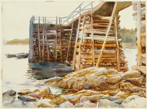 Quai à Ironbound, 1922 - John Singer Sargent