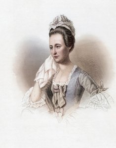Dorothy Quincy Hancock Scott, Dorothy Quincy, Portrait (gravure en couleur) - John Singleton (after) Copley