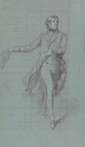 Capitaine W. Fairfax, étude de figure pour la peinture de la Victoire de Lord Duncan - John Singleton Copley