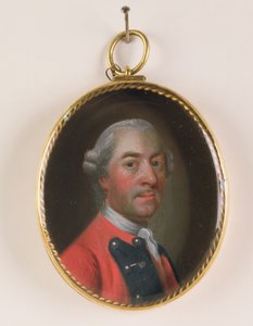 Portrait miniature de Sir John St. Clair