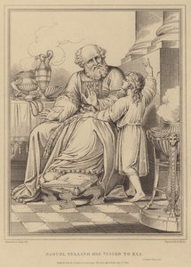 Samuel racontant sa vision à Éli, 1 Samuel
