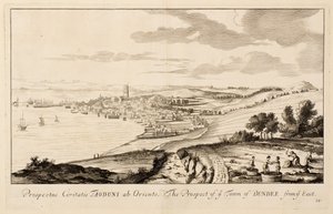 La perspective de la ville de Dundee depuis l