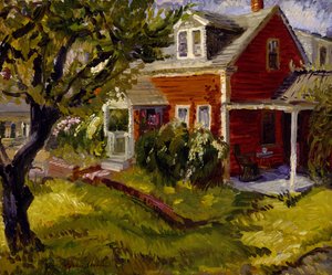 Cottage à Gloucester - John French Sloan