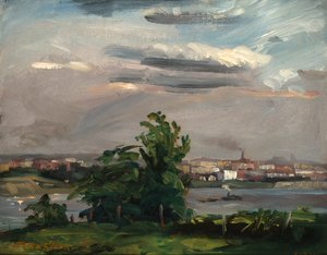 Coytesville sur les Palisades - John French Sloan