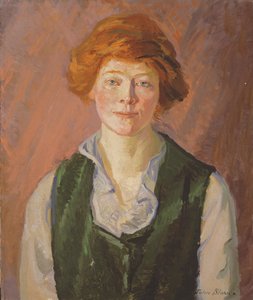 Gilet vert (Jennie Doyle) 1914-15 - John French Sloan
