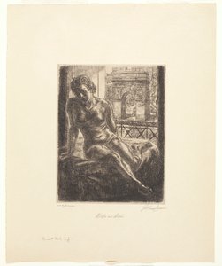 Nu et arche - John French Sloan