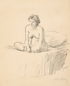 Nu assis - John French Sloan