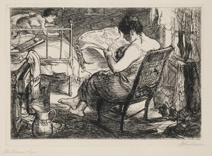 La page des femmes - John French Sloan