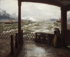 Sillage du ferry, n° 1 - John French Sloan