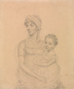 Lady Wigram avec son fils infant, William Pitt Wigram - John Smart