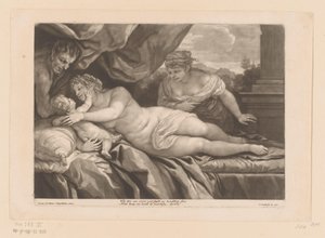Vénus avec Cupidon et un satyre - John Smith