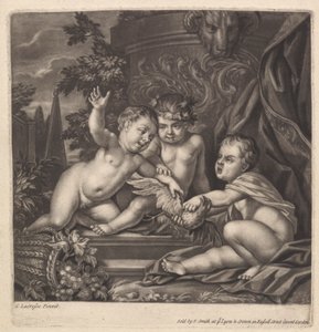 Enfants se battant pour un oiseau - John Smith