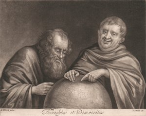 Héraclite et Démocrite