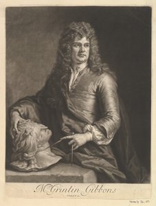 Portrait de Grinling Gibbons, 1690 - John Smith 2