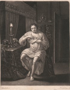 Femme se déshabillant