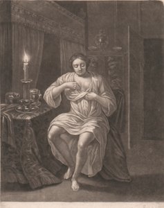 Femme se déshabillant - John Smith
