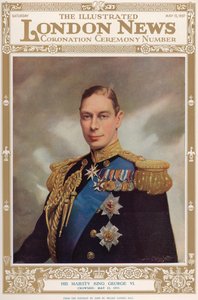 Portrait du roi George VI (1895-1952) de 