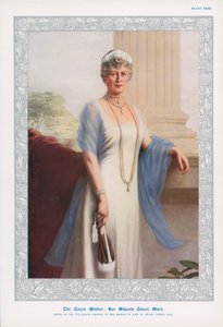 Reine Mary, épouse du roi George V et mère d