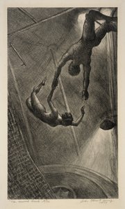Le saut manqué - John Steuart Curry