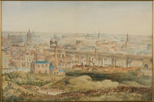 Newcastle upon Tyne depuis Windmill Hills, Gateshead, 1887 - John Storey