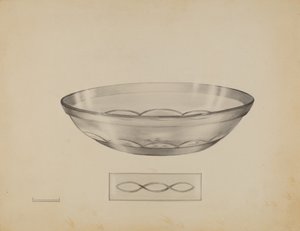 Plat peu profond, vers 1936