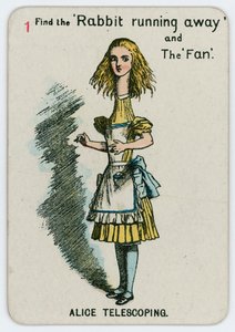 Alice se télescopant - John Tenniel