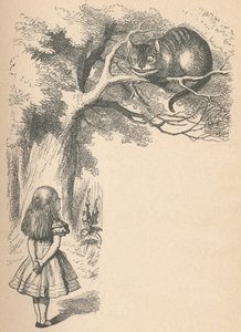 Alice et le Chat du Cheshire, 1889
