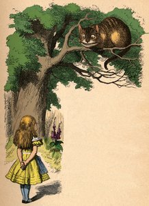 Alice et le Chat du Cheshire, 1889