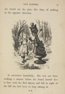 Alice face à la Reine Rouge