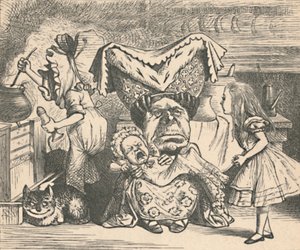 Alice, la duchesse et le bébé, 1889 - John Tenniel