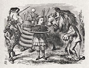 Alice le Lion et le - John Tenniel