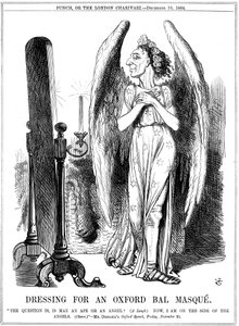 Benjamin Disraeli, conservateur britannique, caricature de Punch, 1864 - John Tenniel