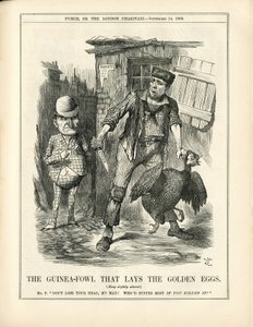 Illustration de John Tenniel (1820-1914) dans Punch