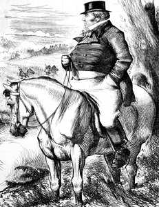 John Bull regardant les manœuvres d