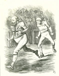 La Fin : Élections générales de 1886. Gladstone (libéral) s
