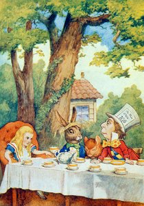 Le thé du Chapelier fou, illustration de 