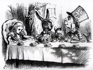 Le thé du Chapelier fou, illustration de 