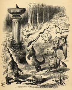 Les Toves Slithy. Illustration de Sir John Tenniel - John Tenniel