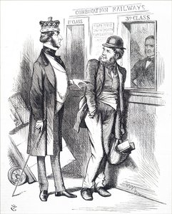 La hausse des tarifs ferroviaires - John Tenniel