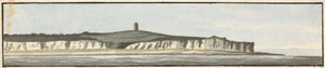 Le South Foreland (un des trois dessins sur un montage) - John Thomas Serres