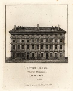 Maison Craven, Bâtiments Craven, Drury Lane, Londres - John Thomas Smith