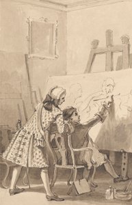 Hogarth peignant 