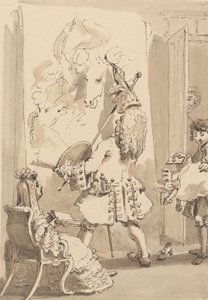 Le Garçon de Sir James Thornhill Entrant dans l
