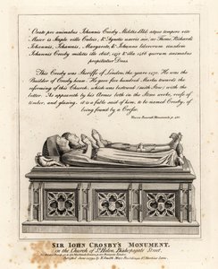 Monument de Sir John Crosby dans l