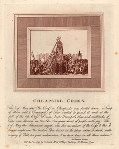 La démolition de Cheapside Cross, 2 mai
