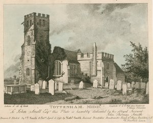 Église de Tottenham, Londres - John Thomas Smith