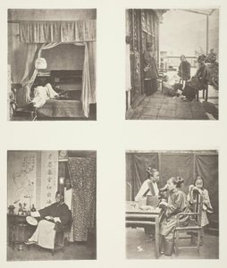 Une bouffée de pipe à opium à la maison, après le dîner, lecture pour les honneurs, la toilette, vers 1868